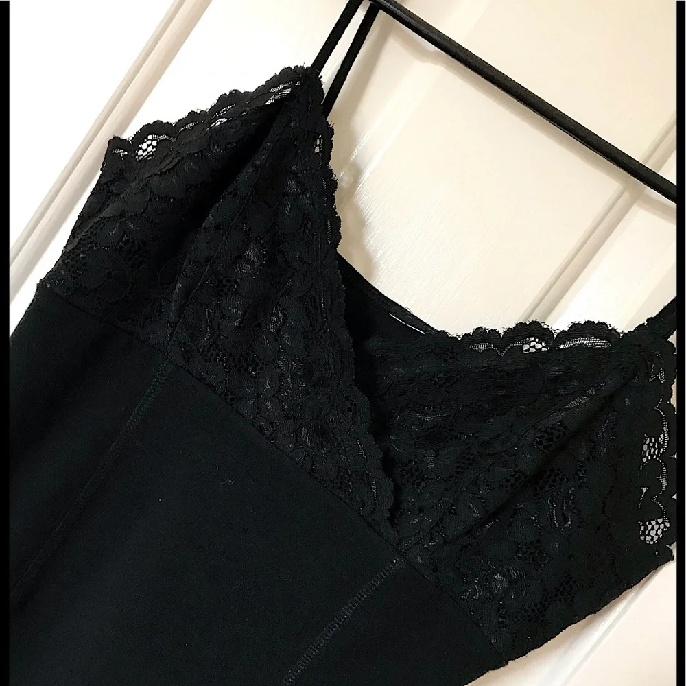 🆕🔥EXPRESS REALLY CUTE&SEXY SPAGHETTI STRAP&BEAUTIFUL BLACK LACE TANK/CAMI NWOT - Picture 5 of 8